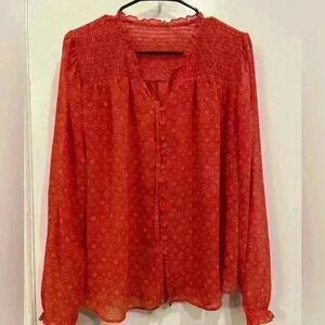 Long sleeve blouse